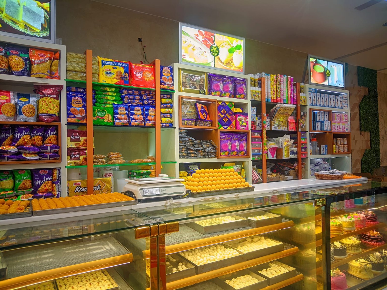 Sweets counter
